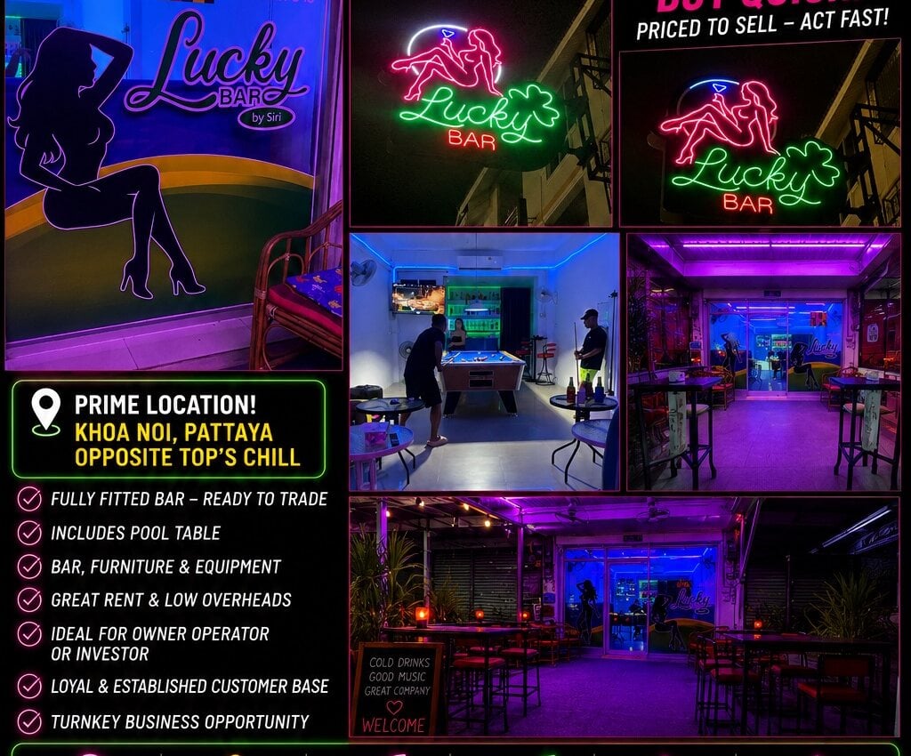 Leasehold bar in Pattaya Chonburi - THBP-1393