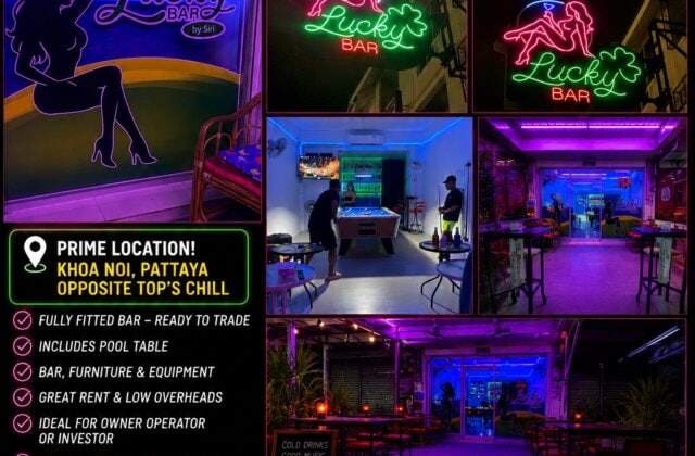 Leasehold bar in Pattaya Chonburi - THBP-1393