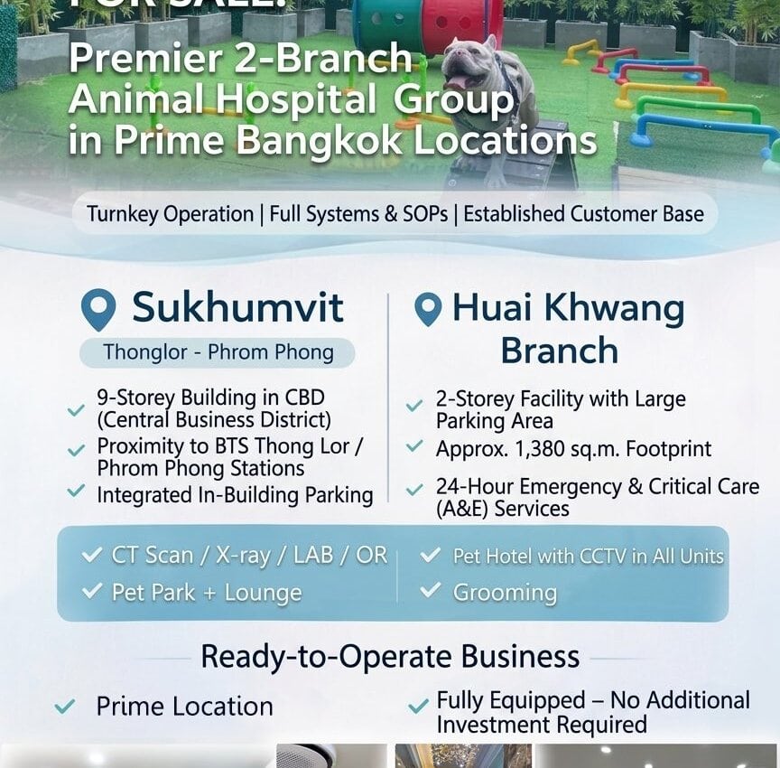 โรงพยาบาลสัตว์ for sale in Khlong Toei Bangkok - THBP-1515